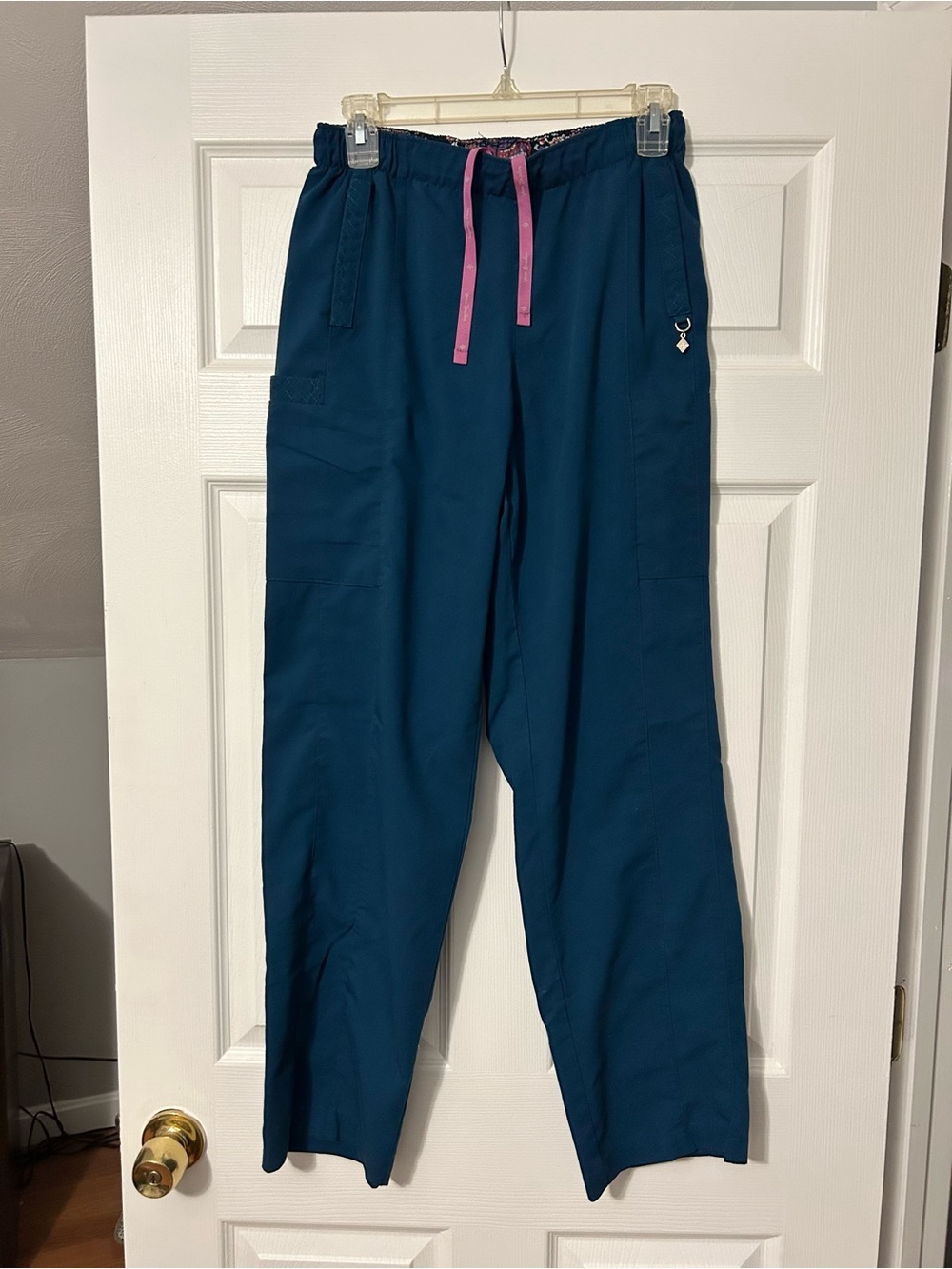 Vera Bradley Scrub Pants Teal/Blue